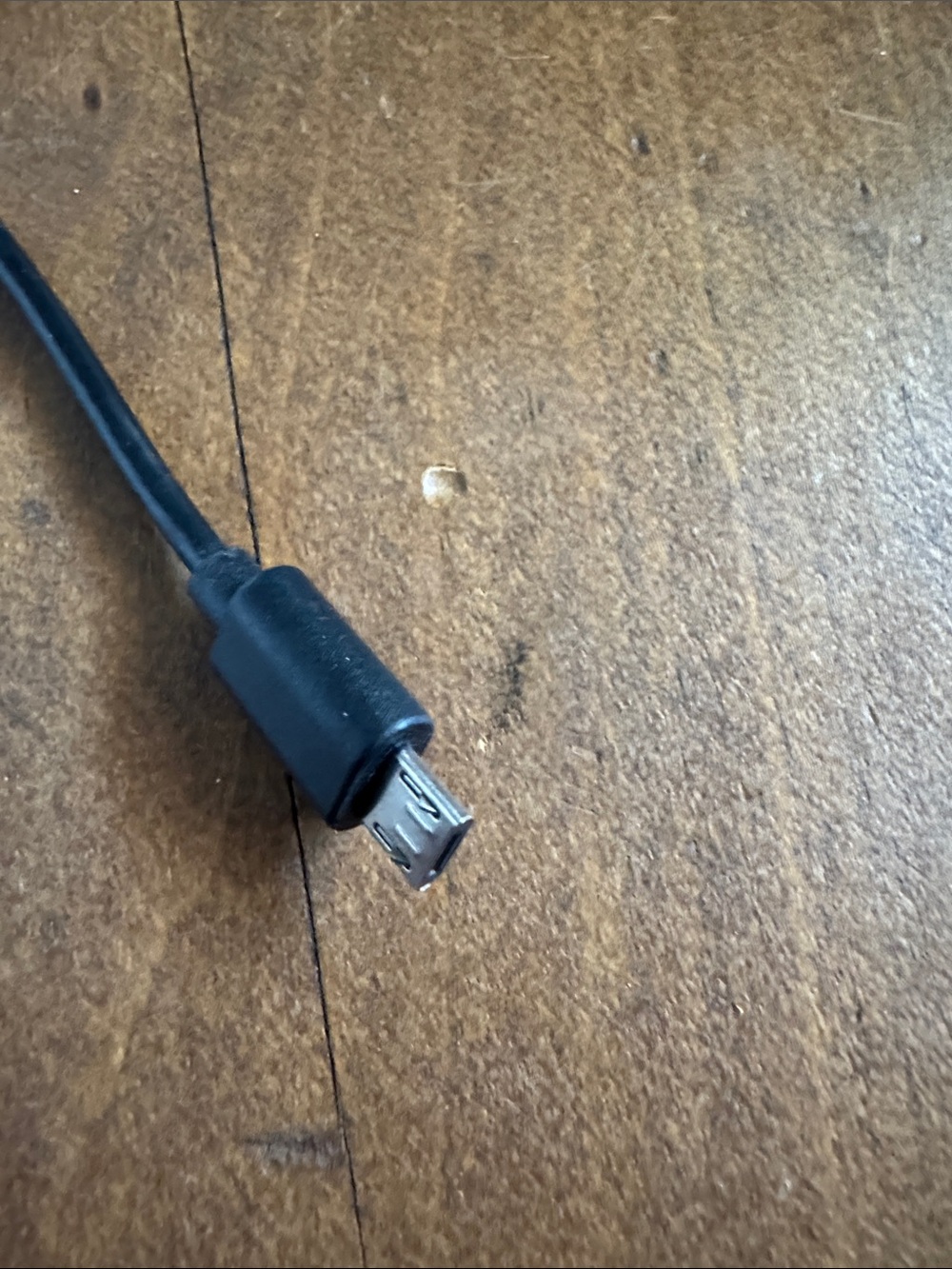 Black USB Power Adapter Charger with Cable - Picture 3 of 4